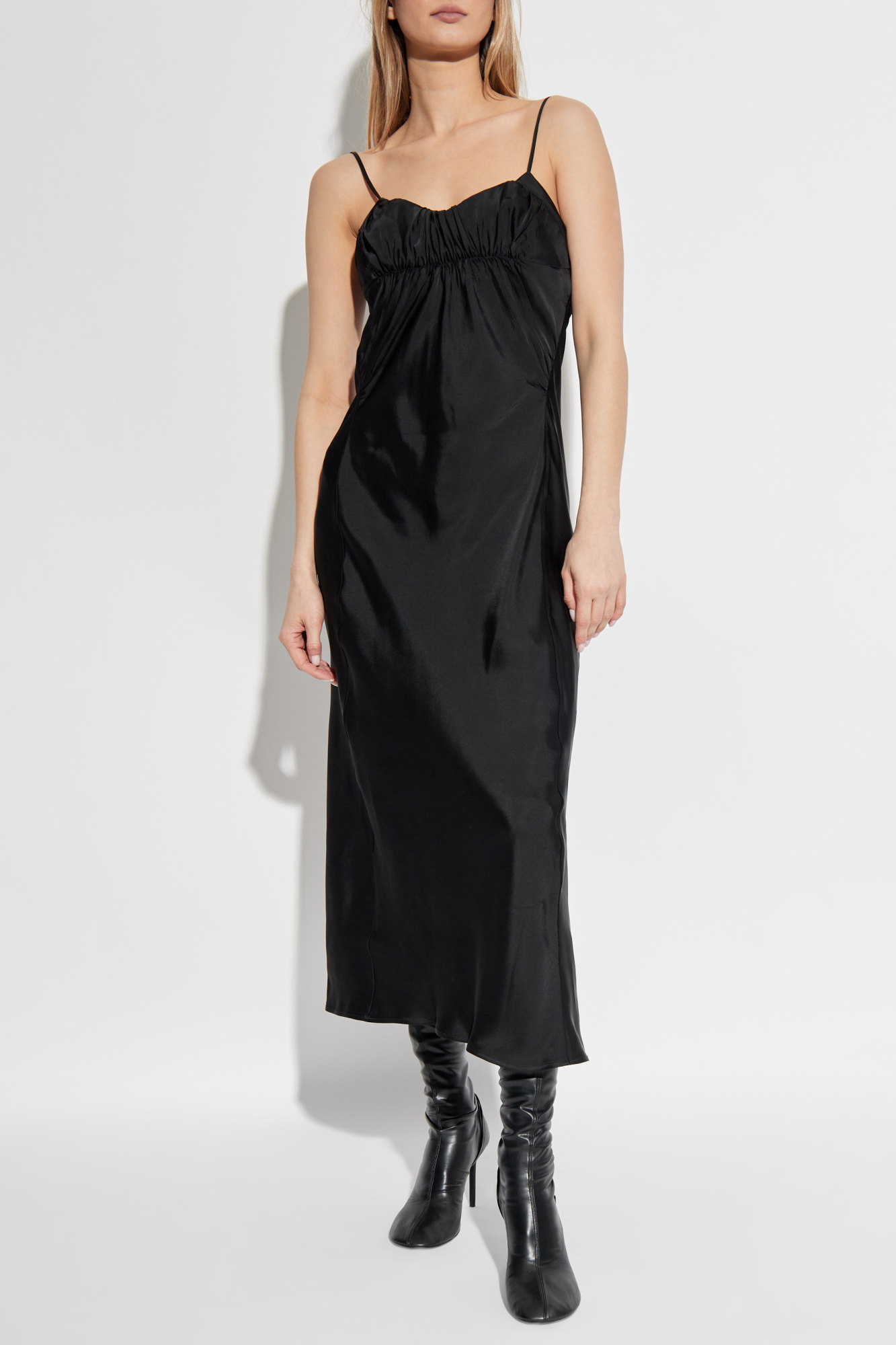 JIL SANDER Dress with decorative draping | Women's Clothing